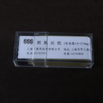 тестовая бумага для измерения содержания хлора 10-250 мг / л, тестовая бумага для остаточного CL