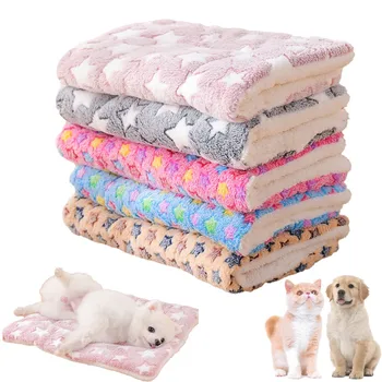 Мягкие коврики для кошачьей кровати, Теплая подстилка для собаки, Мягкое фланелевое одеяло для домашних животных, коврик для сна щенка, матрас для котенка, подушка для маленьких собак, Аксессуары для кошек