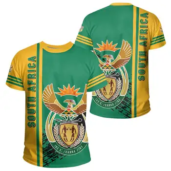 Южноафриканский Спрингбок, уникальная футболка, мужская одежда в стиле Scratch, футболка African Zone, повседневный принт в уличном стиле
