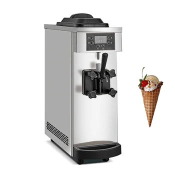 Полностью автоматическая машина для производства мягкого мороженого, коммерческая машина для производства замороженного йогурта с одной головкой