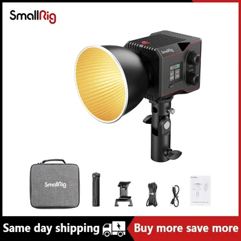 SmallRig RC 60B COB LED Video Light 60W 2700K-6500K Портативный Фотосъемочный Видеосвет для прямой Трансляции на открытом воздухе 4376