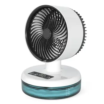 Холодный вентилятор Мини-вентилятор для кондиционирования воздуха Домашний настольный увлажнитель Охлаждающий распылитель Вентилятор для кондиционирования воздуха Мобильный охладитель Интерфейс USB