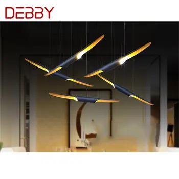 Подвесной светильник DEBBY Postmodern, креативные простые светодиодные лампы, светильники для домашней декоративной столовой