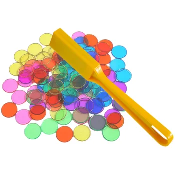 Пособия по математике для детей Магнитный стержень Магнитная палочка Круглые фишки Счетная игрушка Цветная Сортировочная игрушка Развивающая игрушка