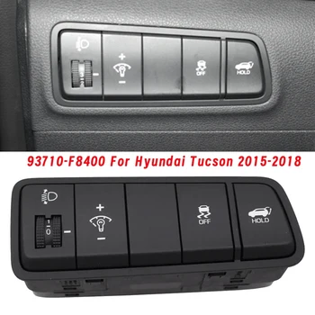 Кнопка Переключения Регулировки Яркости Фар Автомобильного Прибора 93710-F8400 Для Hyundai Tucson 2015-2018 Запчасти Для Выключателя Задней Двери