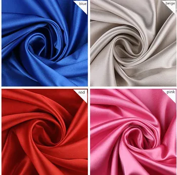 В продаже блестящая атласная ткань мягкие и удобные атласные ткани с защитой от выцветания для одежды 3 метра в партии MLST-001