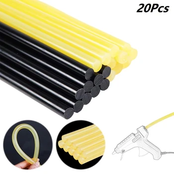 20 штук термоклеевых палочек, безболезненный инструмент для ремонта вмятин в автомобиле, набор для удаления вмятин Желтый и черный