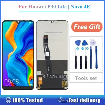 Совместимый Для Huawei P30 Lite Nova 4E MAR-LX1 AL01 ЖК-дисплей С Сенсорным Экраном В Сборе, Запасная Часть для смартфона