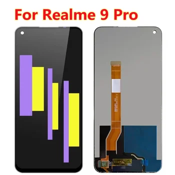 AAA + 6,6 Дюйма Для Realme 9 Pro 9Pro ЖК-рамка Экран Дисплея Сенсорная Панель Дигитайзер Для Realme9 Pro RMX3471 RMX3472 LCD