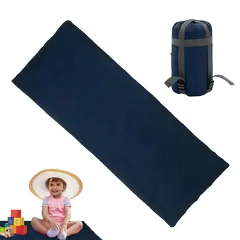 Спальный мешок для кемпинга, спальный мешок с хлопковой подкладкой, Легкое Компактное снаряжение для кемпинга, походные спальные мешки для взрослых и детей