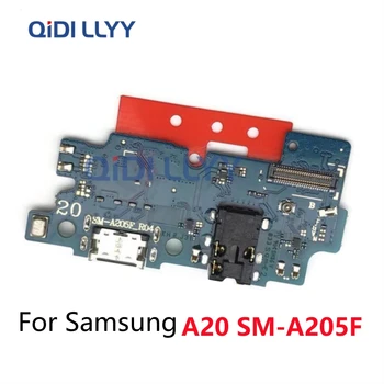 USB Зарядное устройство Плата для зарядки Док-порт Разъем для Samsung A20 Гибкий кабель