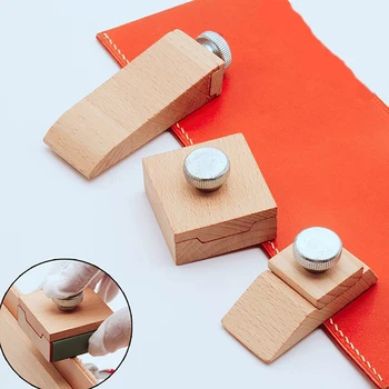Шлифовальный блок для наждачной бумаги Инструмент для полировки краев кожаного ремесла Швейные аксессуары Аксессуары для ручного кожаного инструмента Diy