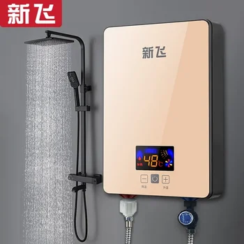 Xinfei мгновенный электрический водонагреватель постоянной температуры бытовая ванна душ небольшой нагреватель мгновенного нагрева водонагреватель 220V