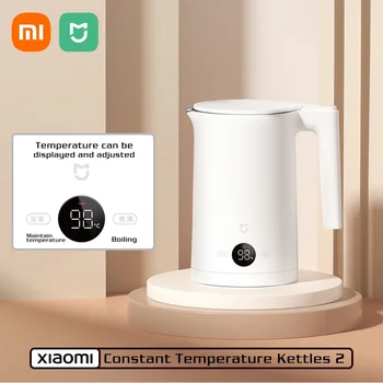 Электрический чайник XIAOMI MIJIA с изоляцией 2 с постоянным светодиодным дисплеем температуры, контролем температуры 1800 Вт, сохранением тепла в течение 12 часов.