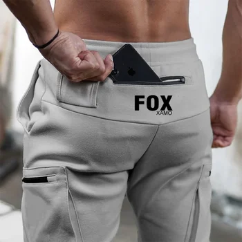 FOXXAMO Cross Border Новые спортивные брюки-карго для фитнеса, мужские камуфляжные брюки для фитнеса, для тренировок по бегу, для легкой езды на велосипеде