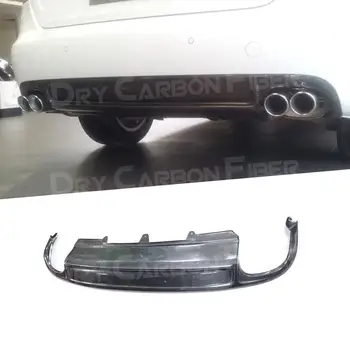 Задний диффузор из углеродного волокна, спойлер для Audi A4 B8 Standard 2009-2012, диффузор заднего бампера