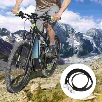 4шт Ремни для педалей велосипеда Ремешок для ног Зажимы для педалей фитнес-велотренажера Ремни для горного дорожного велосипеда
