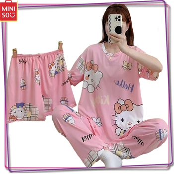 Новый Пижамный Комплект Miniso Sanrio с Рисунком 
