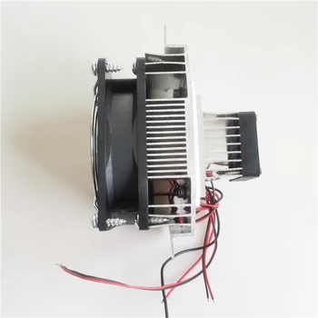 Термоэлектрический Охладитель Пельтье 12V Холодильный Комплект Полупроводниковой Системы Охлаждения Cooler Fan Готовый Комплект с Вентилятором Теплоотвода