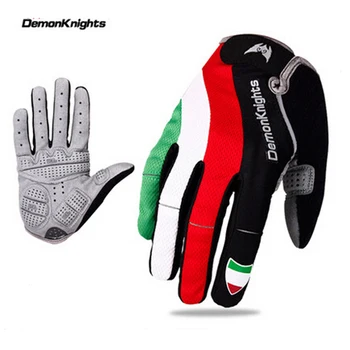 Велосипедные перчатки для улицы Велосипедные перчатки с длинными пальцами, амортизирующее мужское и женское велосипедное снаряжение