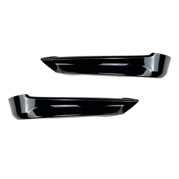 Автомобильный Глянцевый Черный Передний бампер, Накладка на угол для губ, Нижний протектор, Сплиттер, спойлер для BMW E90 E91 320I 330I 2005-2008