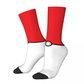 Носки с мячом покемонов, дышащие длинные носки для скейтборда, супер мягкие для маленьких подарков