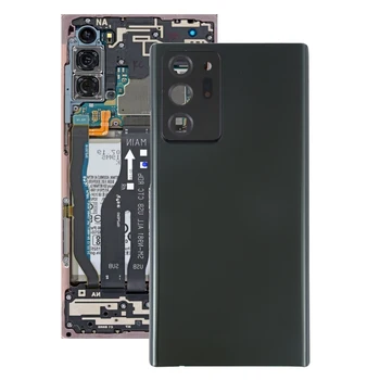 Для Samsung Galaxy Note20 Ultra Задняя крышка аккумулятора с крышкой объектива камеры