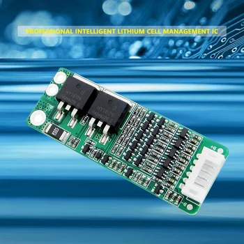 Плата защиты от зарядки литий-ионного аккумулятора 5S 21V 56A + кабель для защиты от короткого замыкания / перегрузки / перегрузки по току