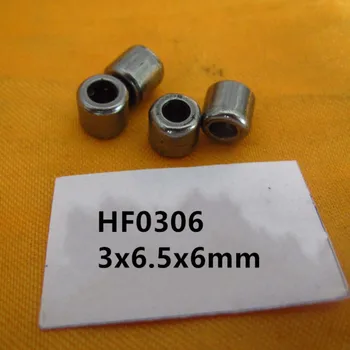 20-100шт HF0306 Односторонний игольчатый роликовый подшипник сцепления 3x6.5x6 мм Односторонние игольчатые подшипники 3 мм * 6,5 мм * 6 мм