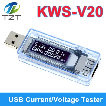 TZT USB Зарядное Устройство Тестер Доктор Измеритель Напряжения Тока Вольтметр Амперметр Тестер Емкости Аккумулятора Мобильный Детектор Мощности