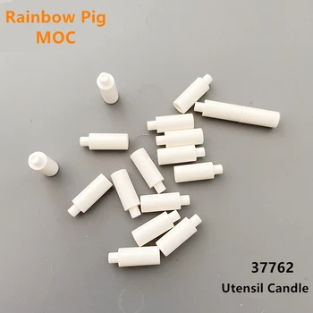 Частицы Rainbow Pig MOC 37762 Посуда, свеча, Строительные блоки, Кирпичи 