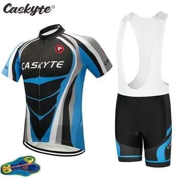 CASKYTE Велосипедная Одежда Мужской Комплект Спортивный Комплект Полное Велосипедное Платье Велосипедная Одежда Maillot Ciclismo Hombre Verano 2021
