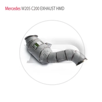 Выпускная система HMD С Высокой Производительностью Сливной трубы для Mercedes Benz S205 C205 C200 M274 M264 1.5T 2.0T Левосторонний Автомобиль