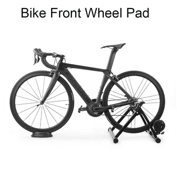 Велосипедная накладка на переднее колесо для роликов для велотренажера, домашний спорт для тренера, Велосипедный цикл, дорожный велосипед, аксессуары для велоспорта, черный
