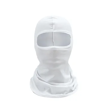 Новый модный теплый головной убор для велоспорта, однотонная ветрозащитная балаклава с капюшоном и маска для лица для занятий спортом на открытом воздухе