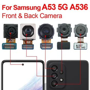 A53 5G Спереди и сзади для Samsung A53 A536 SM-A536B Замена модуля задней камеры Flex Par