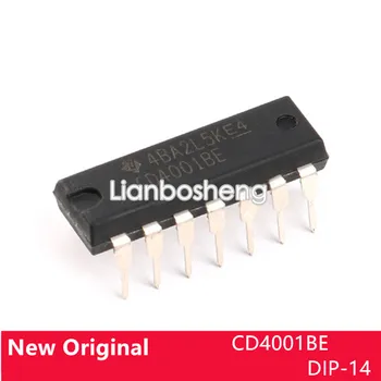 10ШТ Новых оригинальных CD4001BE DIP-14 4. 2 входных или не-вентильных логических чипа