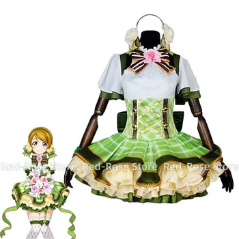 Люблю Жить! Букет цветов Hanayo Koizumi Awakening Dress Косплей Костюм Все Размеры На заказ