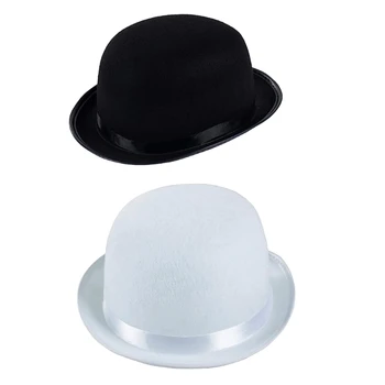 Модная шляпа Q0KE, кепка фокусника для костюмированных представлений фокусников, театральных постановок, мюзиклов, плоские шляпы для взрослых и подростков