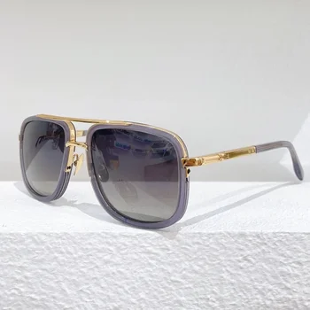 20300 Американский стиль Люксовый бренд Прочные Солнцезащитные очки Винтажные Мужские Модные Очки по Рецепту Оригинальные Очки из чистого Титана