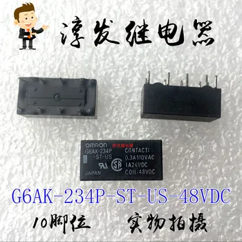 Бесплатная доставка G6AK-234P-ST-US-48VDC 10 2A 48V 10 шт. Пожалуйста, оставьте сообщение