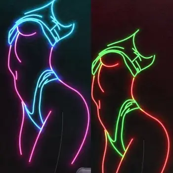 Неоновые Огни Для Тела Sexy Neon LightsAnime Characters Room Logo Светодиодные Неоновые Огни LOGO Room Decoration Индивидуальные Неоновые Огни