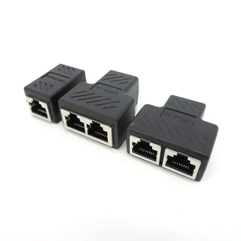 3 типа RJ45-2-полосный разъем-разветвитель RJ45 Сетевой удлинитель Ethernet кабельный адаптер Гигабитный интерфейс от женщины к женщине сеть