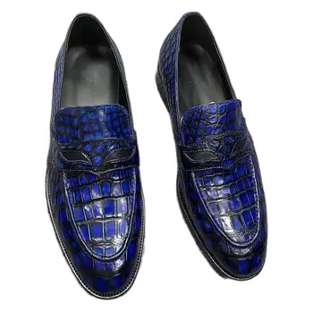 BATMO 2023 новое поступление, модная мужская повседневная обувь из крокодиловой кожи, PDD214