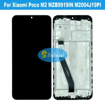 Для Xiaomi Poco M2 MZB9919IN M2004J19PI ЖК-дисплей С Сенсорным Экраном и Цифровым Преобразователем в сборе