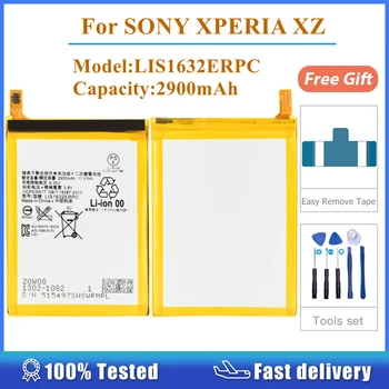Для SONY Xperia XZ DUAL F8331 F8332 XZs G8232 LIS1632ERPC Аккумулятор емкостью 2900 мАч, перезаряжаемый аккумулятор
