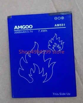 Аккумулятор телефона AMGOO AM551 2000mah 3.7V для Четырехъядерного 5.0-дюймового Мобильного телефона Android AMGOO AM551-