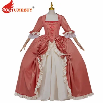 Бальное платье Марии-Антуанетты 18 века, Нарядное Женское платье для вечеринок, платье в стиле барокко, Викторианское Платье в стиле рококо, Свадебное платье