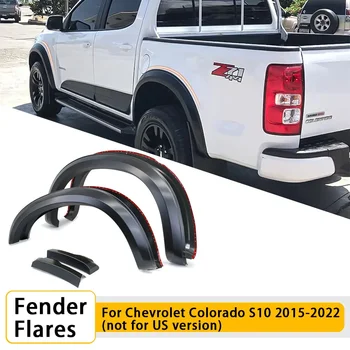 Матово-черные расширители крыльев колесной арки для моделей Chevrolet Colorado S10 2015-2021 (версия не для США) Аксессуары для укладки автомобилей
