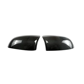 Автомобильная Настоящая Крышка Зеркала Заднего Вида из Углеродного Волокна для BMW X5M F85 X6M F86 2015-2018 Автомобильные Аксессуары